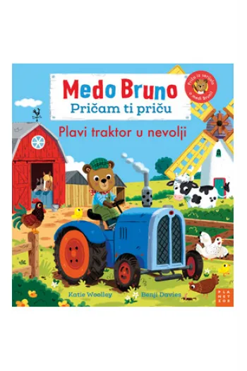 Medo Bruno: Plavi traktor u nevolji (Slikovnica) - naslovnica