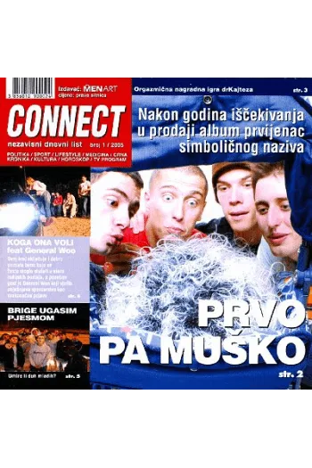 Connect - Prvo pa muško CD - omot