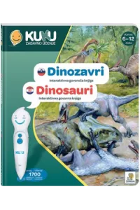 Interaktivna knjiga Kuku - Dinosauri (bez olovke) - naslovnica