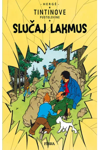 Tintin: Slučaj Lakmus (Strip) - naslovnica