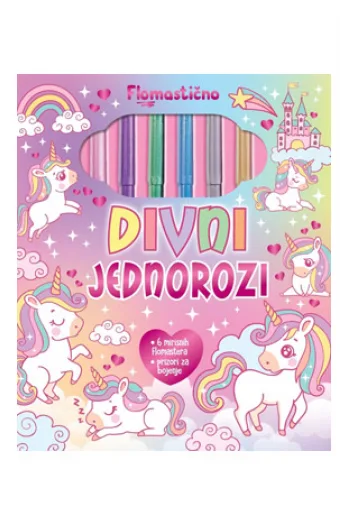 Flomastično: Divni jednorozi - naslovnica
