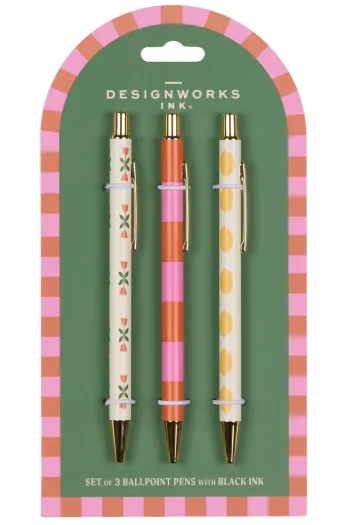 A Dopo Set of 3 Pens - Flower - slika proizvoda