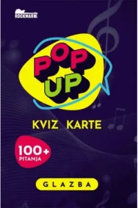 Pop Up kviz karte Glazba - slika proizvoda