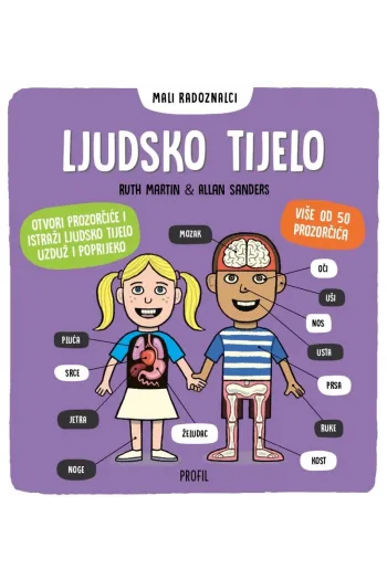 Ljudsko tijelo - Mali radoznalci - naslovnica
