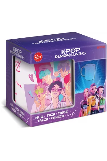 Šalica KPop Demon Hunters Saja Boys 325ml u poklon kutiji P6,36 - slika proizvoda