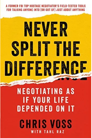 Never Split the Difference - naslovnica