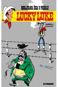Lucky Luke: Bodljikava žica u preriji (Strip) - naslovnica