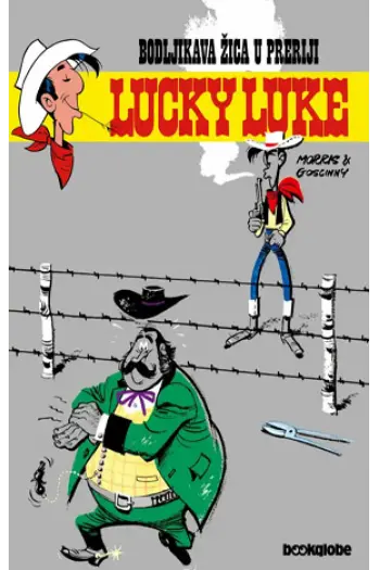 Lucky Luke: Bodljikava žica u preriji (Strip) - naslovnica