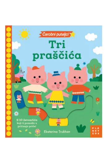 Čarobni puteljci: Tri praščića (Slikovnica) - naslovnica