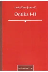Ontika I-II - naslovnica