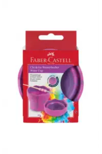 Čaša za tempere Clic&Go Faber Castell roza - slika proizvoda