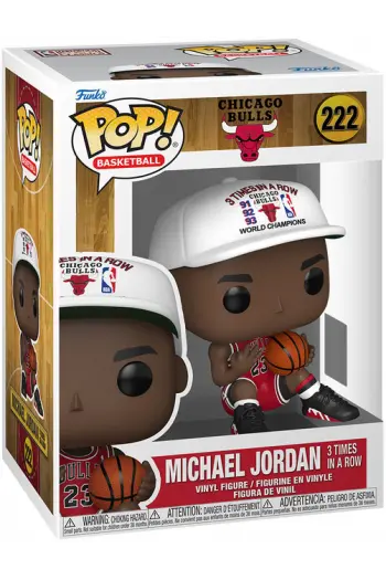 NBA Legends POP! Sports Vinyl Figure Chicago Bulls: Michael Jordan 3 Times in a Row 9 cm - slika proizvoda