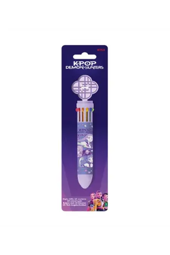K-Pop Demon Hunters - Stationery Collection - 10 Colour Pen - slika proizvoda