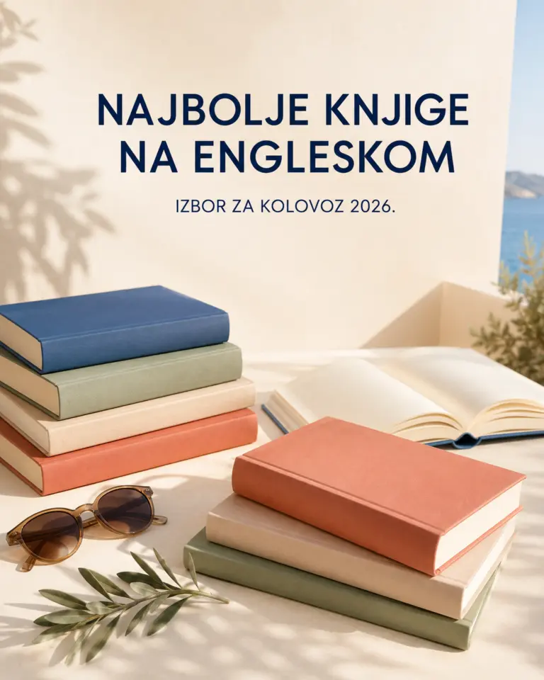 Najbolje knjige na engleskom jeziku: naš izbor za kolovoz 2026.