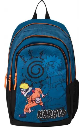 Ruksak NARUTO plavi 3 zipa 32x44x20 cm P6 - naslovnica