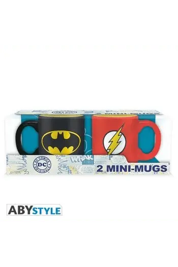 DC COMICS - Set 2 Šalice - 110 ml - Batman & Flash - slika proizvoda