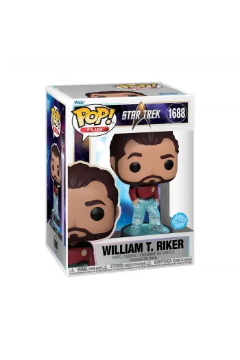 Star Trek Transporter POP! Plus Movies Vinyl Figure Riker 9 cm - slika proizvoda