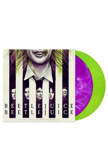 Various Artists - Beetlejuice Beetlejuice (Purple and White Smoke and Fluorescent Green Vinyl) LP - omot