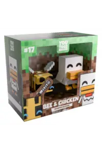 Minecraft Vinyl Figures Bee and Chicken Monitor Buddiez - slika proizvoda