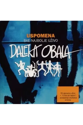 Daleka Obala - Uspomena - Sve Najbolje Uživo LP - omot
