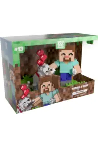 Minecraft Vinyl Figure Taming a Wolf 10 cm - slika proizvoda