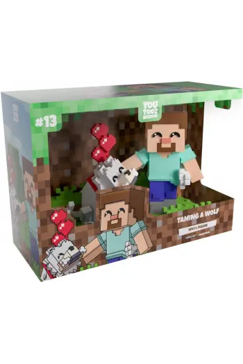 Minecraft Vinyl Figure Taming a Wolf 10 cm - slika proizvoda