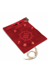 ENHANCE - Roll on a Scroll Dice Case and 7pc Acrylic Dice Set: Red - slika proizvoda