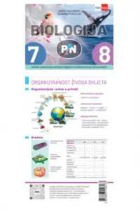 Pin Biologija, sažetak nastavnog sadržaja s digitalnom vježbenicom za OŠ - naslovnica