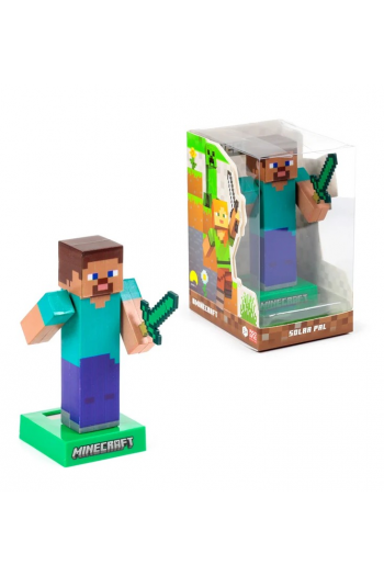 Figurica Puckator Minecraft Steve Solar Pal FF139 - slika proizvoda
