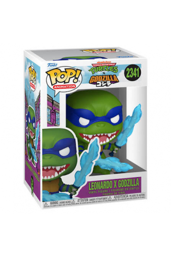 Godzilla x Turtles POP! Animation Vinyl Figure Leonardo X Godzilla 9 cm - slika proizvoda