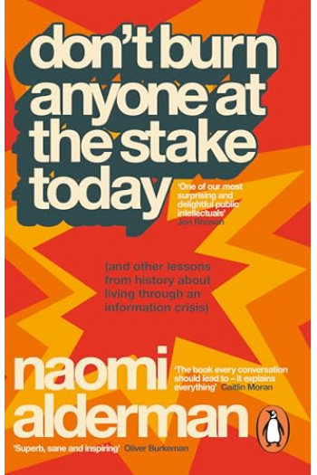 Don’t Burn Anyone at the Stake Today - naslovnica