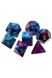 Chessex - Gemini Purple-Tea/gold Polyhedral 7-Die Set - slika proizvoda