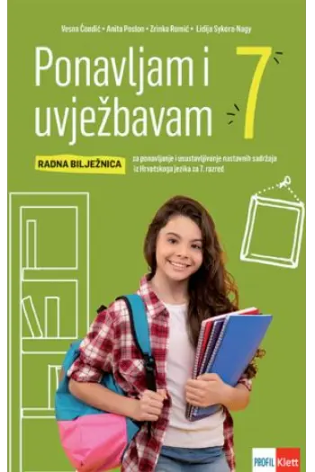 Ponavljam i uvježbavam 7, radna bilježnica za ponavljanje iz HJ za 7.r.oš - naslovnica