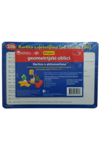 Sklopivi geomtrijski oblici - kartice s aktivnostima - naslovnica