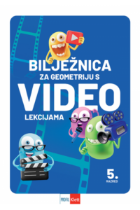 Geometrijska bilježnica s videima za 5.r osnovne škole - naslovnica