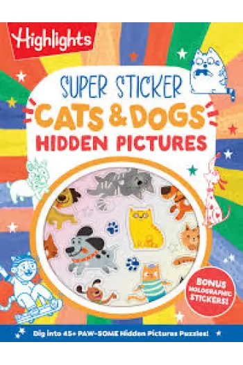Super Sticker Cats & Dogs Hidden Pictures (Slikovnica) - naslovnica