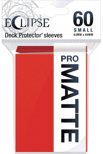 UP - Eclipse Small Sleeves: Apple Red [Matte] (60 Sleeves) - slika proizvoda