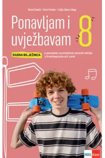 Ponavljam i uvježbavam 8, radna bilježnica za ponavljanje iz HJ za 7.r.oš - naslovnica