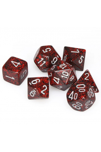 Chessex - Speckled Silver Volcano Polyhedral 7-Dice Set - slika proizvoda