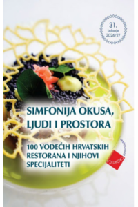 100 vodećih hrvatskih restorana i njihovi specijaliteti 2026/27 (Kuharica) - naslovnica