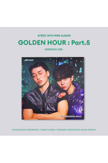 Ateez - Golden Hour : Part.5 (Digipack Unit Ver.) [San & Jongho Ver.] CD - omot