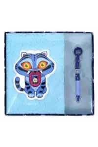 K-Pop Demon Hunters - Stationery Set A5 Plush Notebook With Erasable Pen - slika proizvoda