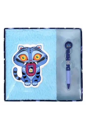K-Pop Demon Hunters - Stationery Set A5 Plush Notebook With Erasable Pen - slika proizvoda