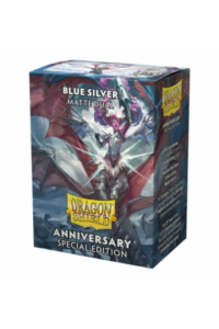 DS - Standard Dual Sleeves: Cobalt & Silver [Matte] (100 Sleeves) - slika proizvoda