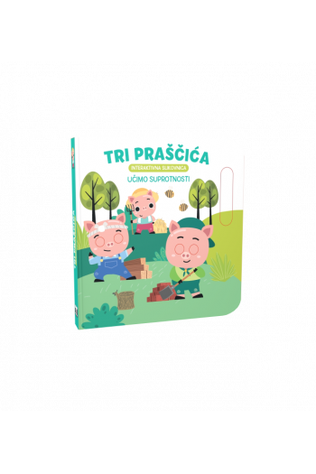 Interaktivna slikovnica - Tri praščića - naslovnica