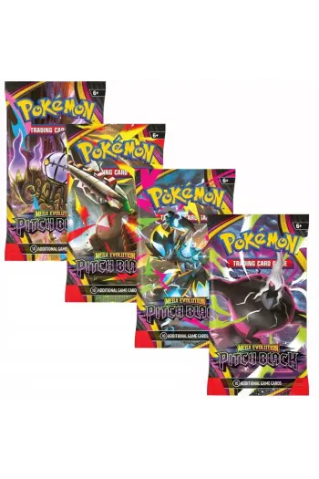 Pokemon TCG: Mega Evolution - Pitch Black - Booster Pack - slika proizvoda