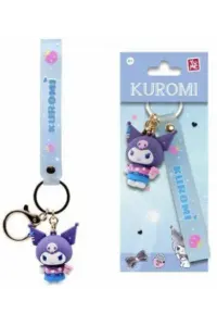 Yume Hello Kitty And Friends Keychain & Strap Kuromi Cute Outfit Series Coffee Time Kuromi - slika proizvoda