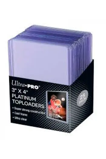UP - 3" x 4" Clear Platinum Toploader (25 Pieces) - slika proizvoda