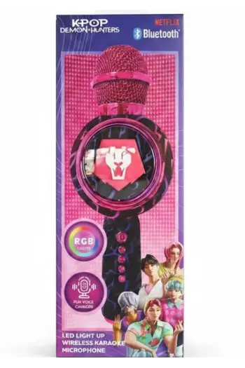 OTL - Popsing Led Light Up Wireless Karaoke Microphone KPOP Demon Hunters (Saja Boys) - slika proizvoda