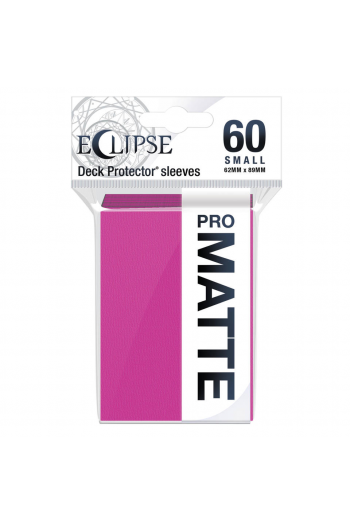 UP - Eclipse Small Sleeves: Hot Pink [Matte] (60 Sleeves) - slika proizvoda